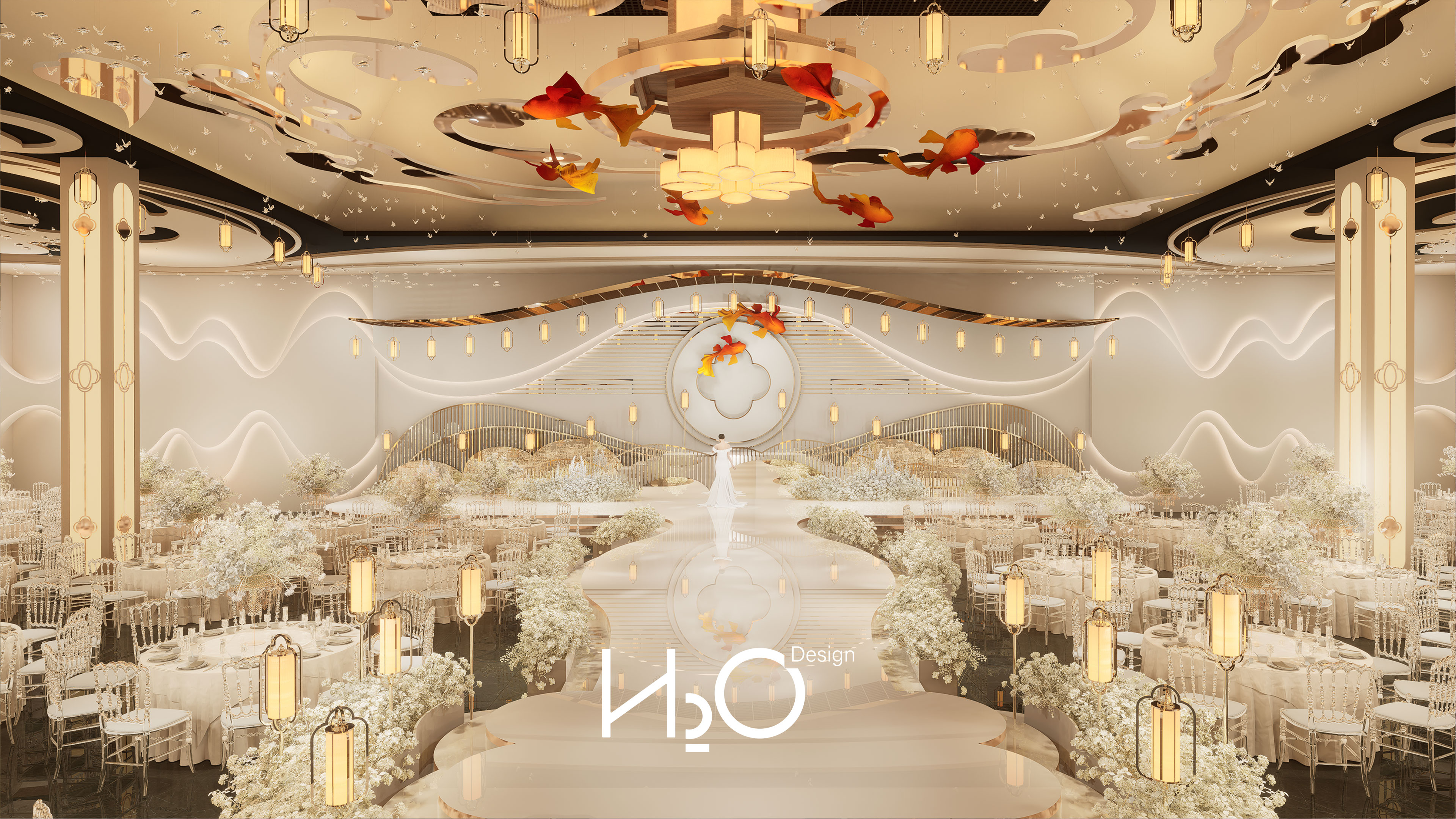 H2O 云鲤东方宴会厅设计实景